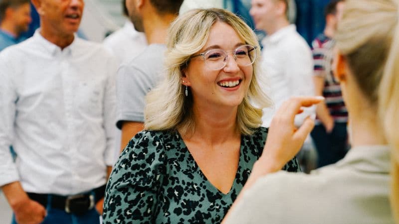 Fokus auf Teilnehmerin Fokus auf Teilnehmerin